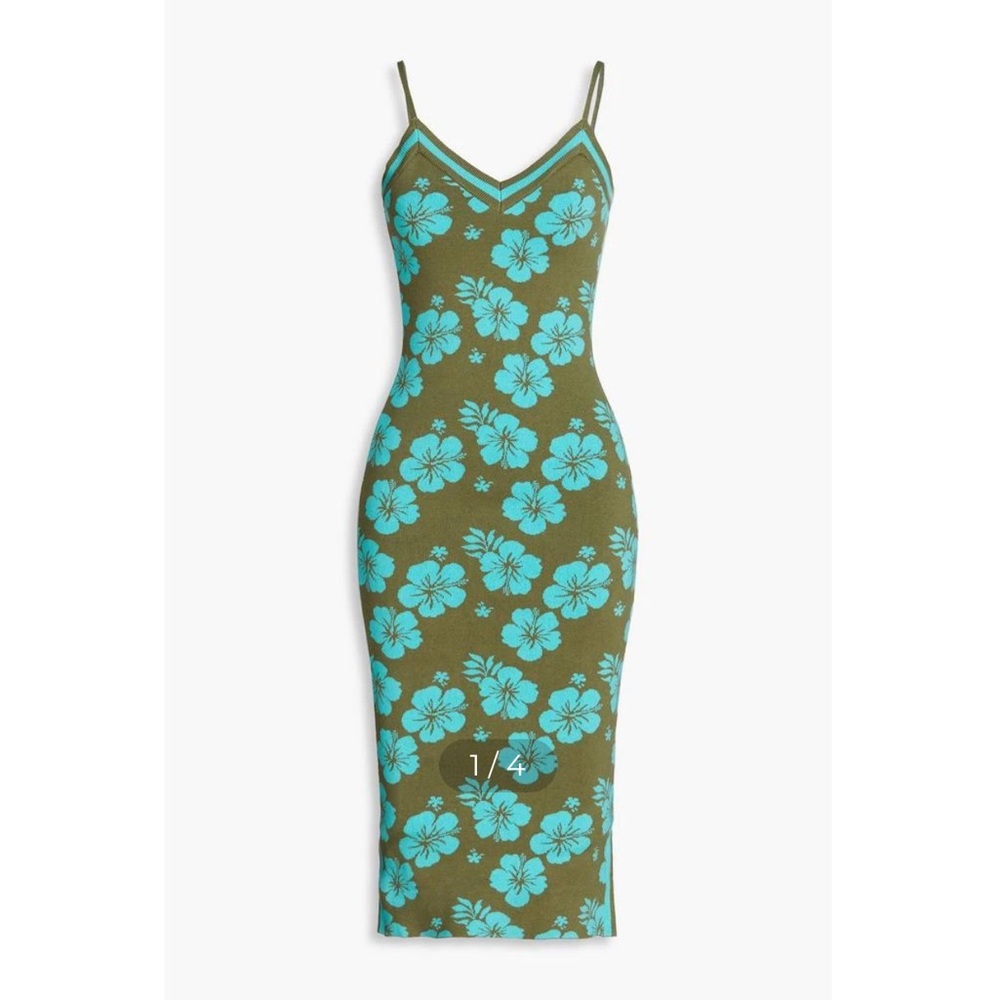 The Upside Aloha Lily cotton blend dress Small